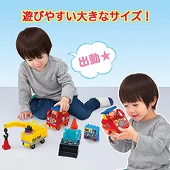【スタッフおすすめ！】BlockLabo ブロックラボ アンパンマン わくわくのりものブロックバケツ(対象年齢:3歳以上)