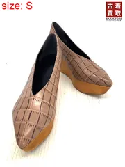 マウジー moussy WOOD SOLE PUMPS レディース  Sのサムネイル