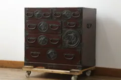 【美品】仙台箪笥 小引き出し アンティーク 希少 伝統 職人 昭和レトロ 楽天市場】【ふるさと納税】 仙台箪笥 〈 二つ引き小箪笥