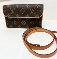  Louis Vuitton/ルイ・ヴィトン  モノグラム ポシェット フロランティーヌ M51855 モノグラム ウエストバッグ M-1129内袋付き 紐付き