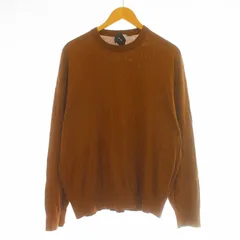 エイトン ATON 20SS SUVIN COTTON OVERSIZED SWEATER スビン コットン オーバーサイズ セーター ニット 長袖 04 M 茶 ブラウン KRAGBM0102 /KUのサムネイル