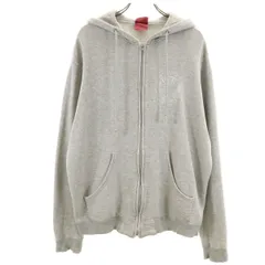 HideandSeek ハイドアンドシーク 長袖 スウェット ジップパーカー グレー メンズ 古着