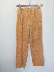 ◇ ⊆ coen コーエン コーデュロイ イージーパンツ サイズS ライトオレンジ系 レディース E  【1503040009792】