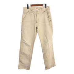 Carhartt カーハート ロガーパンツ ハートタグ 復刻 ベージュ (メンズ W30 L32) 中古 古着 R0501