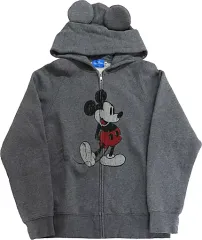 【中古】衣類 ミッキーマウス(フード耳付き) パーカー グレー Mサイズ 「ディズニー」 東京ディズニーリゾート限定