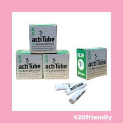 420friendly actiTube  活性炭フィルター ３箱/EXTRA SLIM [ スリム：7mm ]