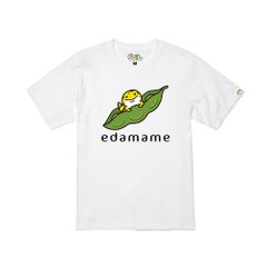 ぴり×えだまめ（えいご）半袖Ｔシャツ（白）