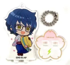 【中古】雑貨 青葉つむぎ 「TVアニメ あんさんぶるスターズ!×animatecafe 第二弾 トレーディングアクリルスタンドキーホルダー(桜ver.) Bグループ」