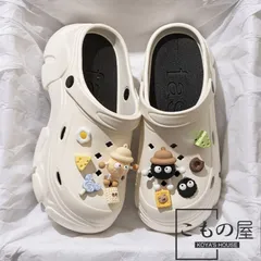 EVA 厚底8cm クロックスドレインシューズ 女用新作 夏用 アウトドア 滑り止め 防臭 ハイヒール ビーチサンダル（ホワイト）