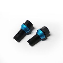 RAYS フォーミュラボルト M14 P1.5 首下28mm 60°テーパー座 ブラック 2本