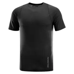SALOMON サロモン 半袖Tシャツ SENSE AERO SS TEE M Deep Black LC2098400 メンズ センスエアロ SS ティー トレイルランニング ランニング アウトドア トレラン マラソン ショートスリーブ 吸汗速乾のサムネイル