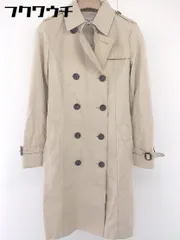■ ◎ NATURAL BEAUTY BASIC ウエストベルト付き 長袖 トレンチ コート サイズM ベージュ系 レディース  【中古】 【1108030001239】