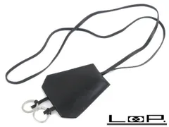 ■中古■ エルメス クロシェット クローシュ ネックレス レザー ブラック 【59735】のサムネイル