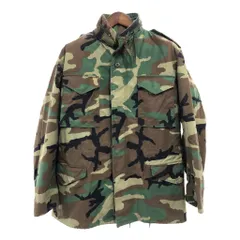 90年代 米軍実物 U.S.ARMY M-65 フィールドジャケット ミリタリー ウッドランドカモ (メンズ M-L) P9510