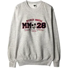 古着 90年代 MICKEY MOUSE ミッキーマウス キャラクタースウェットシャツ トレーナー USA製 メンズL相当 ヴィンテージ/eaa588189