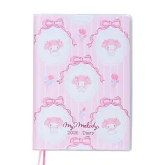 サンリオ(SANRIO) B6ダイアリー（横罫タイプ） 2026 マイメロディ 紙10月はじまり 手帳 スケジュール帳 手帳 日記 スケジュール帳 623245 [マイメロディ]
