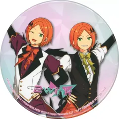 【中古】バッジ・ピンズ 2wink 丸型缶バッジ(76mm) 「Blu-ray/DVD あんさんぶるスターズ!DREAM LIVE -4th Tour Prism Star!-」 アニメイト購入特典