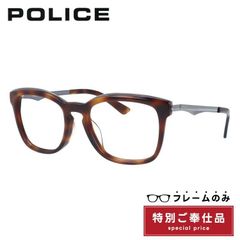 【訳あり・フレームのみ】ポリス サングラス アジアンフィット POLICE SPL524J 710 52サイズ ウェリントン型 アウトレット品 ユニセックス メンズ レディース