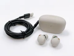 ソニー ワイヤレスノイズキャンセリングイヤホン WF-1000XM5 プラチナシルバー 動作確認済み