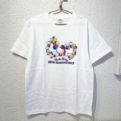 サンリオ ハローキティ 50thTシャツ Lサイズ ホワイト