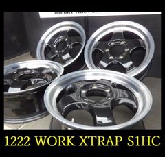 【1222】◆WORK XTRAP S1HC◆17x6.5J 6穴 PCD139.7 +38◆4本◆ハイエースなど