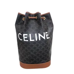 2023年最新】celine ショルダーバッグ トリオンフ キャンバス タンの