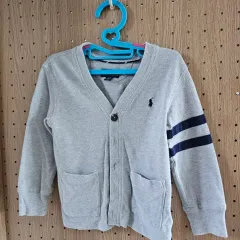 ポロ Ralph Lauren(ラルフローレン) キッズ グレー カーディガン 2t 100
