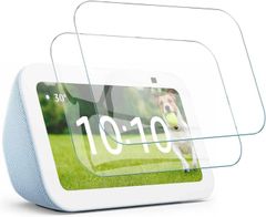 【2枚セット】For Echo Show 5 第3世代 ガラスフィルム エコーショー5 2023年発売モデル 用 液晶保護強化ガラスフィルム 【larfbulroc】日本製素材旭硝子製・高硬度9H ・高透過率・飛散防止・指紋防止・画面鮮やか高精細・貼り付け簡単