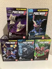掌動　SHODO ポケモン pokemon2  5種セット　ゲッコウガ　ミミッキュ　ハッサム　メタグロス　拡張パーツセット
