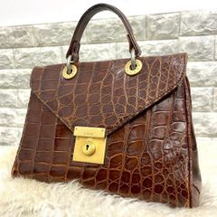 希少✨ エトロ マルゴット ハンドバッグ ペガサス レザー こげ茶 