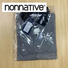 ☆新品未使用☆定価 22,880円 　nonnative　CLERK S/S POLO SHIRT C/L PIQUE BORDER　ノンネイティブ　メンズ　レディース　 おしゃれ　シャツ　tシャツ　半袖シャツ　岩田剛典　EXILE エグザイル　藤井隆行