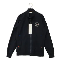 未使用品 メンズ アンパスィ and per se フルジップアウター L ネイビー 紺 2024年 ダブルジップ