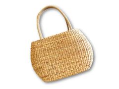 ◆Summerセール！◆ハンドメイド　かごバッグ☆ NO.23☆巾着タイプ Made in Thailand