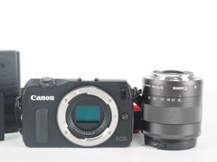 キャノン Canon EOS M Mirrorless Digital Camera Black 18-55mm Lens [新品同様] #Z5076A