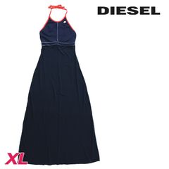 DIESEL ディーゼル ロングワンピース ブラック S - メルカリ
