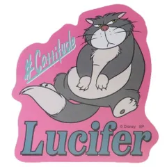 【メール便】シンデレラ ダイカットシール キャラクターステッカー ルシファー ディズニー スモールプラネット ダイカットビニールステッカー デコシール 耐水性 キャラクター グッズ 