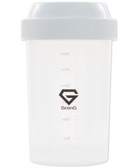プロテイン シェイカー ホワイト 300ml 小さめ シェイカーボトル シェーカー プロテインシェイカー GronG（グロング）