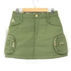 le coq sportif/ルコックスポルティフ★防寒80%ダウン/ゴルフスカート【size7/W60-62cm/カーキ/khaki】裏地も注目！Skirts◆cBH368