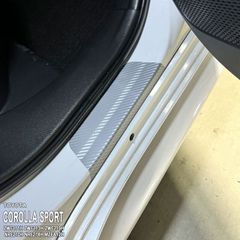 【松印】車種専用 ステップガードフィルム (リア) トヨタ カローラスポーツ ZWE211H ZWE213H ZWE219H NRE210H NRE214H MZEA12H ハイブリッド