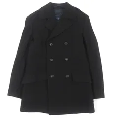 極美品▼BURBERRY LONDON バーバリーロンドン ウール100% ヘリンボーン柄 ロゴ入りボタン ダブルブレスト ダブルチェスターコート ダークブラウン 50 英国製 正規品 メンズ