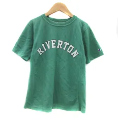 チャンピオン CHAMPION × シップス ships リバースウェーブ Reverse Weave Tシャツ カットソー 半袖 ラウンドネック プリント M 緑 グリーン 白 ホワイト /YS24