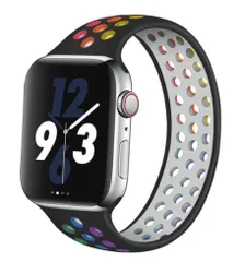 Apple Watch交換 バンド  2色 ブレイデッド ソロループタイプ シリコン メッシュ Apple Watch ベルト 45mm 44mm 42mm 41mm 40mm 38mm 時計バンド アップルウォッチバンド 腕時計ストラップ