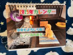 2025年1月始まり卓上カレンダー