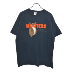 HOOTERS フーターズ 半袖Ｔシャツ 企業ロゴ ブラック(メンズ L)中古 古着 U2402のサムネイル