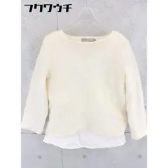 ◇ ◎ A day in the life UNITED ARROWS セーター カットソー アンサンブル アイボリー ホワイト レディース 【中古】 【1102260008747】