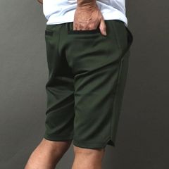 送料無料 アウトレット 撮影サンプル品 カーキ/Mサイズ 【COMONGOLF/コモンゴルフ】ストレッチポンチ素材ポケットラインゴルフショートパンツ(CG-S23023) ゴルフウェア メンズ ハーフパンツ 短パン 半ズボン 夏 パシャ売り S-S