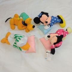 【レア】おやすみっきー ミッキー　ミニー　プルート　ドナルドダック　ぬいぐるみ