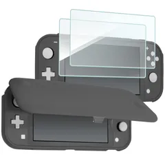 NintendoSwitch light グレー　カバー付き