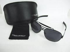 DSQUARED 2 ディースクエアード サングラス アイウェア DQ0002 01A 62□11 140 ケース クロス付 MF007-0607-1