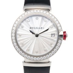 ブルガリ ルチェア 腕時計 時計 ステンレススチール LU33S 自動巻き レディース 1年保証  BVLGARI  中古 ブルガリ